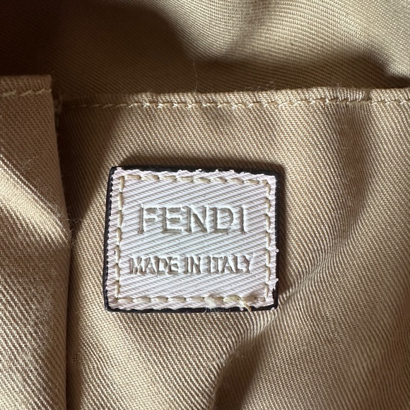 Fendi White and Brown Satchel - Picture 12 of 16